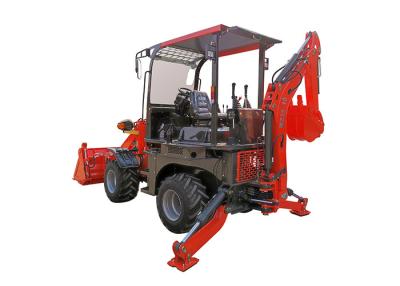 China EUR III EUR V Backhoe Loader WZ35-10 1-1.2 Tons 37kw for sale