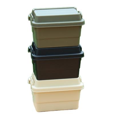 China Camping style Mini Outdoor Storage Box Desktop Plastic Storage Bags for Kitchen Travel Food Tools Bathroom Wardrobe Living Room for sale