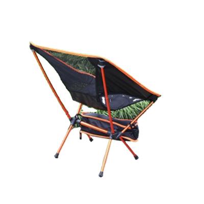 China Japanese Moon chair, all aluminum alloy portable beach chair, fishing lightweight 600D Oxford cloth outdoor folding chair for sale