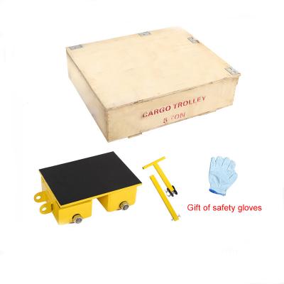 China Durable Custom Machinery CRA-4 Roller Skids Lightweight Transport Cargo Cart for sale