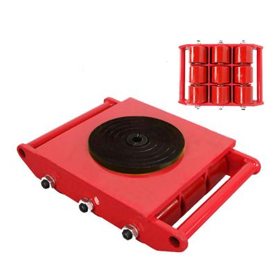 China Durable 12T CRA Series Machinery Roller Skids Cargo Tanks Cargo Transport Trolley for sale