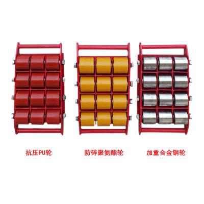 China Durable 12 Ton CRA Series Heavy Machinery Skids Moving Cargo Cart for sale
