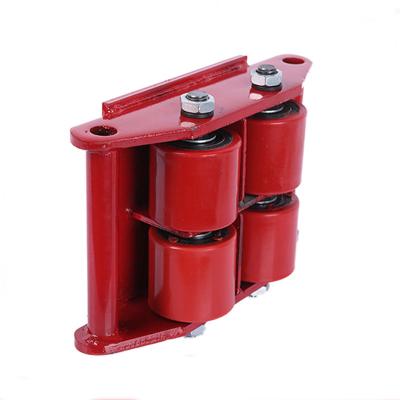 China Durable RSA Type 180 Degree Tank Trolley Skate Load Steerable Cargo Transport Trolley 8T Cargo Trolley for sale