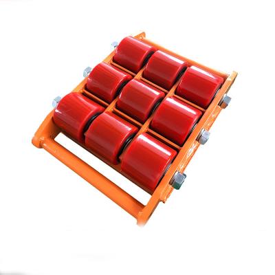 China Durable Small Handle Tanks Skids Heavy Duty 15 Ton Roller Skids Transport Cargo Platform Truck For Transport for sale