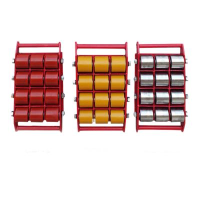 China Durable 12T CRA Series Machinery Roller Skids Cargo Tanks Cargo Transport Trolley for sale