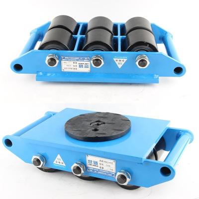 China Durable 180 Degree Cargo Cart Tank Cart Steerable Skate Machinery Moving Skate for sale