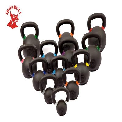 China Universal Powder Competition Coated Cast Iron Kettlebell Power Coated Kettlebell for sale