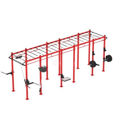 China Multifunctional Cross Training Commercial Free Standing Gym Pull Up Squat Rack for sale