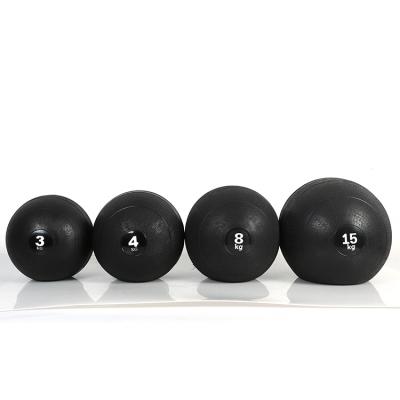 China Wholesale Universal Gym Exercise Fitness PVC 10-100lb Gym Black Slam Ball for sale