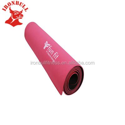 China Gymnastics Custom Printed Type Economic And Environmental Folding Aerobic Gymnastics Yoga Mat for sale