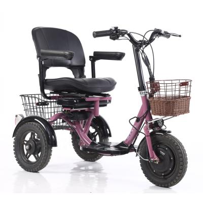 China Small Aluminum Alloy Wheel Electric Bike 3 Wheel Adult Electric Scooter for sale