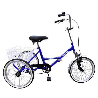 China 2021 Hot Sale 20inch Foldable Cargo Tricycle for sale