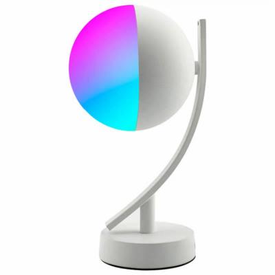 China Google Home Wifi Controlled Anti-glare Table Lamp With Left Usb Touch Led Smart Table Lamp for sale