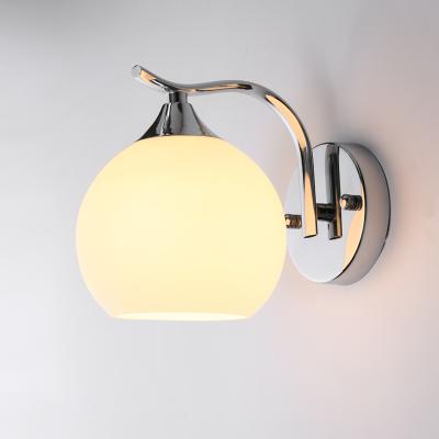 China Wholesale Aisle Cheap Price Wall Lamp Glass Cover Metal Lamp Body Wall Lamp Indoor Modern for sale