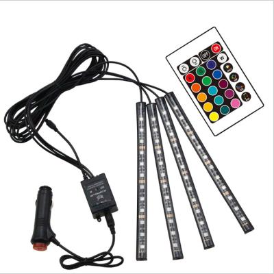 China Interior Ambient Interior Light SMD 5050 RGB LED Atmosphere Music Lamp Car LED Light Strip for sale