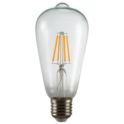 China ST64 E27 4W Dimmable Edison Retro LED Filament Residential Bulb Light for Theme Park for sale