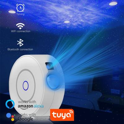 China BOKUN Google Control Sky Projector LED Night Lamp Modern Auxiliary Light Galaxy Starry Night Light For Bedroom for sale