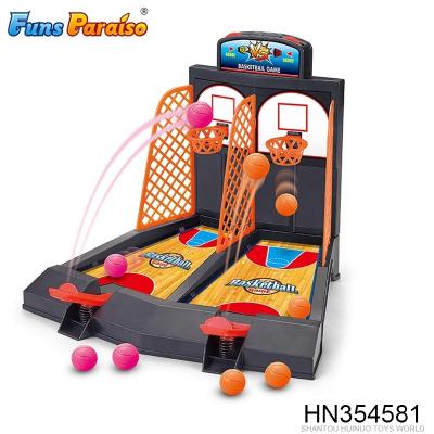 China Plastic Electronic Table Basketball Game Shooting Basketball Set Children Play HN354581 for sale