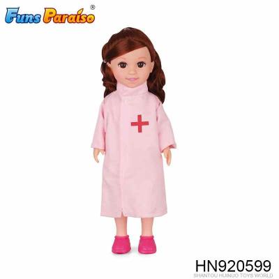 China Battery Operated Toy 14inch Fashion Doll With IC Medical And Baby Tools - Doll Toy For Girls HN920599 for sale