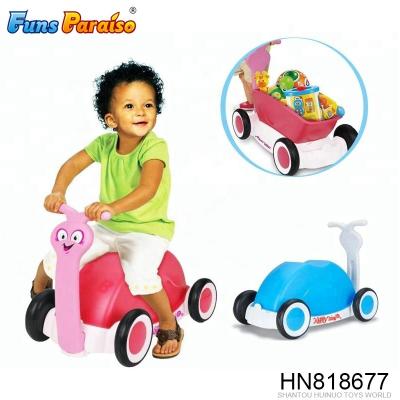 China Ride On Toy Mini Baby Bike Four Wheels Storing Plastic Baby Balance Bike For 1-3 Years Old HN818677 for sale