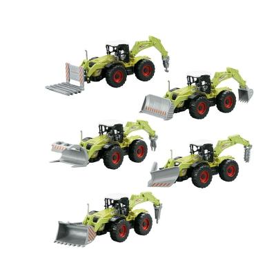 China Diecast toy 1:60 children 6model alloy pull back truck pull back metal farmer car toy HN916158 for sale