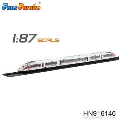 China Diecast Toy Pull Back Diecasts Rail Children 1:87 Metal High Speed ​​Train Toy HN916146 for sale