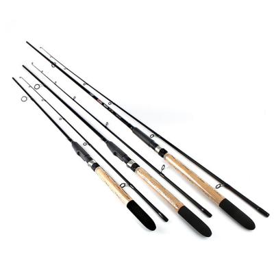 China 100% CARBON Fishking Rod Ultra Light 2 Spinning Carbon Fishing Sections 2.1M 2.4M Carp Fishing Pole for sale