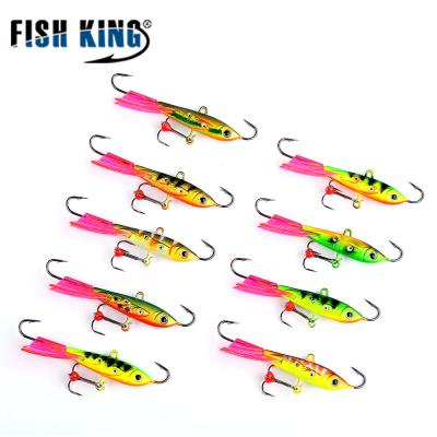 China FISH KING Winter Ice Fishing Lure 3D Downhill Eyes Bait Isca Hard Lure Building PESCA FBD-03 for sale