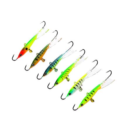 China FISH 3D Artificial Sinking Hard Lure KING Winter Ice Fishing Eyes Jig Bait Hard Lure Lure Building For Salmon Trout FSBD004 for sale