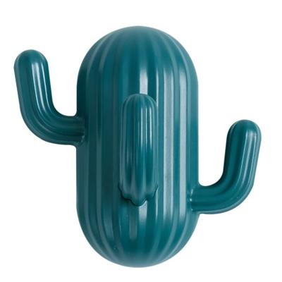 China No Hook High Quality Self Adhesive Wall Hook Kids Adhesive Cactus Hook Kitchen for sale