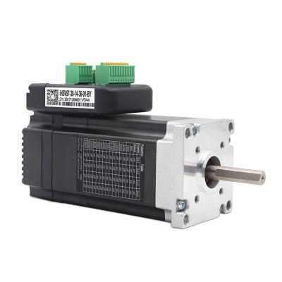 China Aubalasti JMC 140W NEMA 23 AC Inline Servo Motor with Driver 36VDC 0.45N.m 3000RPM 6A Mini Servo Motor and Driver IHSV57-30-18-36 for sale