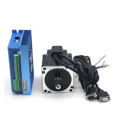 China JMC Totally Enclosed NEMA34 2 Phase Hybrid Servo Motor 86J1880EC-1000-LS Torque 4.5N.M +Servo Driver 2HSS86H-N 30-70VDC 8A for sale