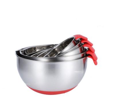 China Factory wholesale disposable stainless steel mixing bowl, stainless steel salad bowl for sale