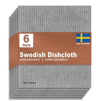 China Sustainable Swedish Dishcloths for the Kitchen - Environmentally Friendly, Natural Cellulose Terry Cloth - Absorbent European Dish Cloth for sale