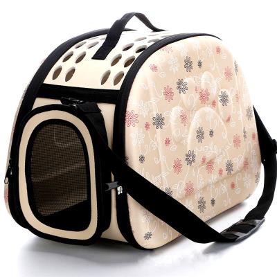 China EASYPLUS Breathable Unique Design Fashional Pet Travel Bag Pet Carrier Transparent Soft Bilateral for sale