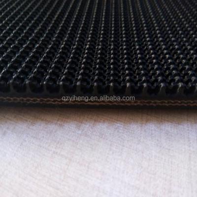 China Fabric and PVC Rubber Rough Top Conveyor Belt for sale