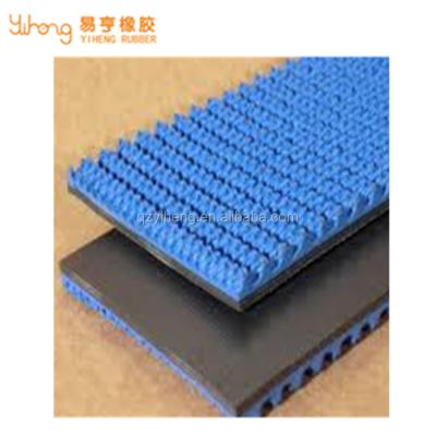 China Fabric And Rubber ISO Certifieation Rough Top Rubber Conveyor Belt for sale