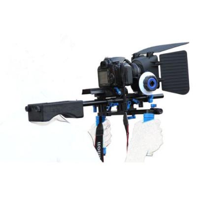 China Dslr rig kit with shoulder mount+Hand Grip+Follow Focus+Matte Box Video Movie Kit  for sale