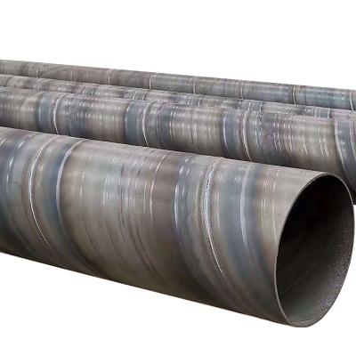 China Liquid Pipe SSAW 16Mn Q345B L245 L360 1mm 2mm 3mm Cs Carbon Steel Tube Spiral Welded Pipe for sale