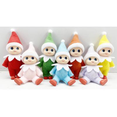 China Christmas Baby Elf Doll Room Accessories Christmas Elf Toy For Kids for sale