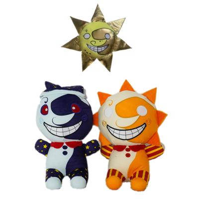 China New product Sundrop plush and moondrop Fnaf boss clown Doll Sun Doll cartoon plush toy for sale