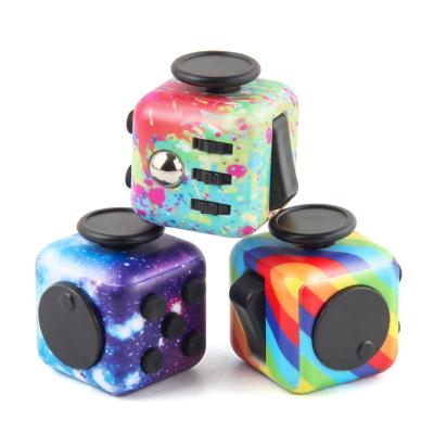 China Colorful Stress Reliever Toy Infinity Magic Cube Finger Sensory Stress Reliever Push Fun Child Kids Cube Stress Reliever Other Educational Toys for sale