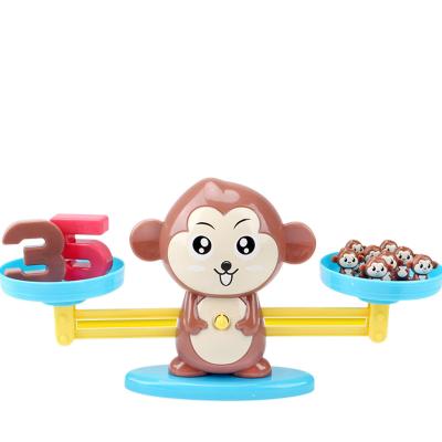 China Children Learning Number Math Game Balance Scale Toys Monkey Balance Toy 26.5*26.5*7.5cm for sale