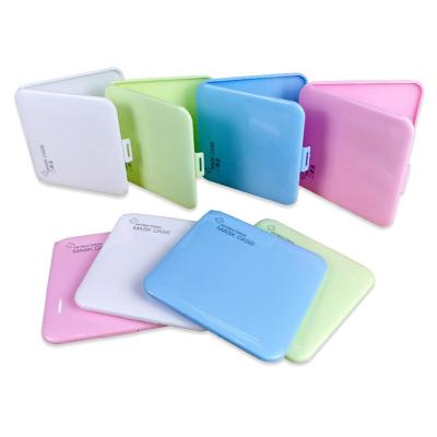 China Stored In Stock Mask Plastic Portable Dustproof Storage Box Face Nose Cover Mask Moistureproof Case for sale