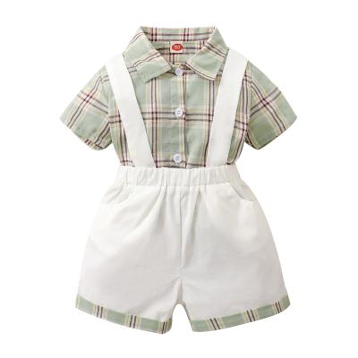 China Boy Suspender Shorts Suit Baby Boys Outdoor Wea Casual Korean Style for sale