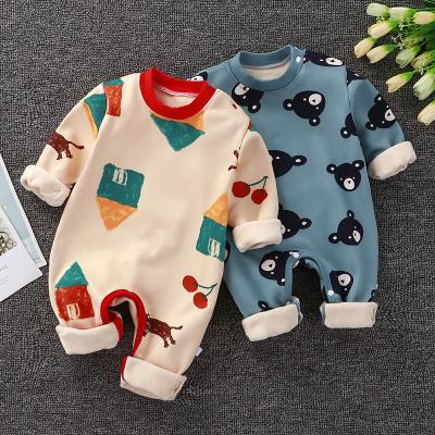 China Other baby clothes autumn and winter baby clothes cotton one-piece long sleeve newborn baby romper for sale