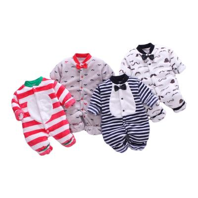 China Other Winter Thickened Overalls 0-1-2 Years Baby Rompers Pajamas Male / Spring And Female Crawling Suit Newborn Baby Clothes for sale