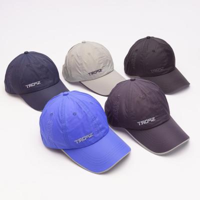 China breathable & Custom Logo Outdoor Breathable Mesh Plain Waterproof Sports Baseball Caps for sale