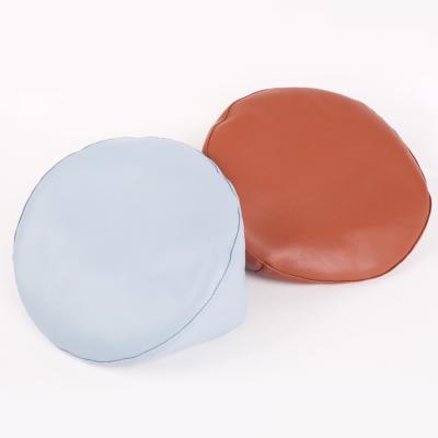 China Comfortable Yellow Polyurethane Polyurethane Leather Women French Beret Hats For Men for sale