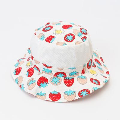 China Cozy Summer Foldable Printed Kids Unisex Bucket Hats With Custom Logo for sale